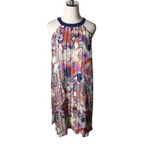 Liberty of London Dress Women's Size Medium Multicolor Geometric Floral Target